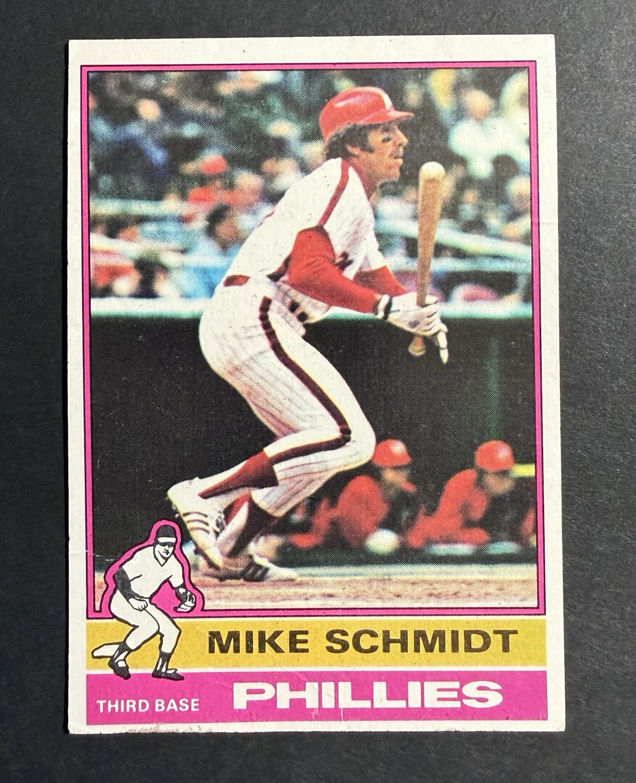 1976 Topps - Mike Schmidt #480 Philadelphia Phillies HOF - Poor Condition