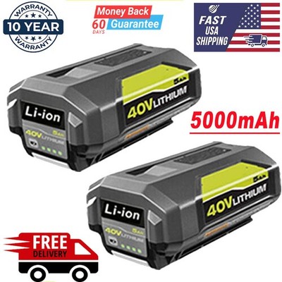 For RYOBI 40V Lithium-Ion Compact Battery High Capacity