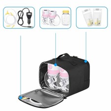 Breast Pump Bag Tote Nursing Accessories Handbag for Working Camping Outdoor