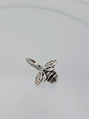 Authentic Pandora Silver  Bee dangle sterling Silver bead sterling Charm