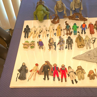 Kenner Star Wars Vintage 1977 Action Figure Lot Vehicles Accessories Mugs