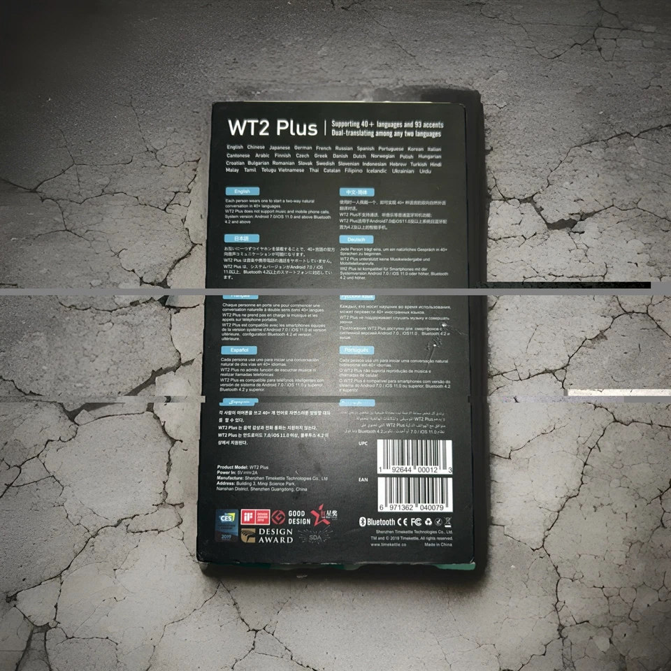 Timekettle WT2 Plus AI Language Translator Earbuds - 40 Languages | 93 Accents - Image 4 of 4