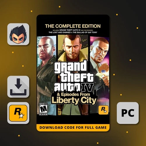 Grand Theft Auto IV / GTA 4 Complete Edition - Rockstar Games Key PC Game