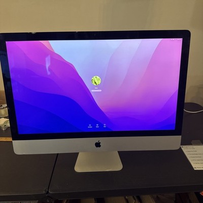 Apple 27'' iMac 2015 Retina 5k i5 3.2GHz 24GB RAM 1TB Fusion OS Monterey 12.7.6