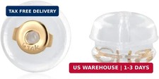 14K Gold Silicone Earring Backs Replacement Rubber Earrings Backs for Studs P
