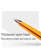 High Precision Ultra-Thin Flat-Tip Blackhead, Eyebrow & Eyelash Clip, Stainless