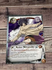Naruto CCG Anko Mitarashi #313 Gold Text 1st Edition