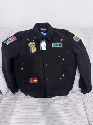 KITH MARVEL UNIVERSE JACKET THANOS INFINITY GAUNTLET BLUE
