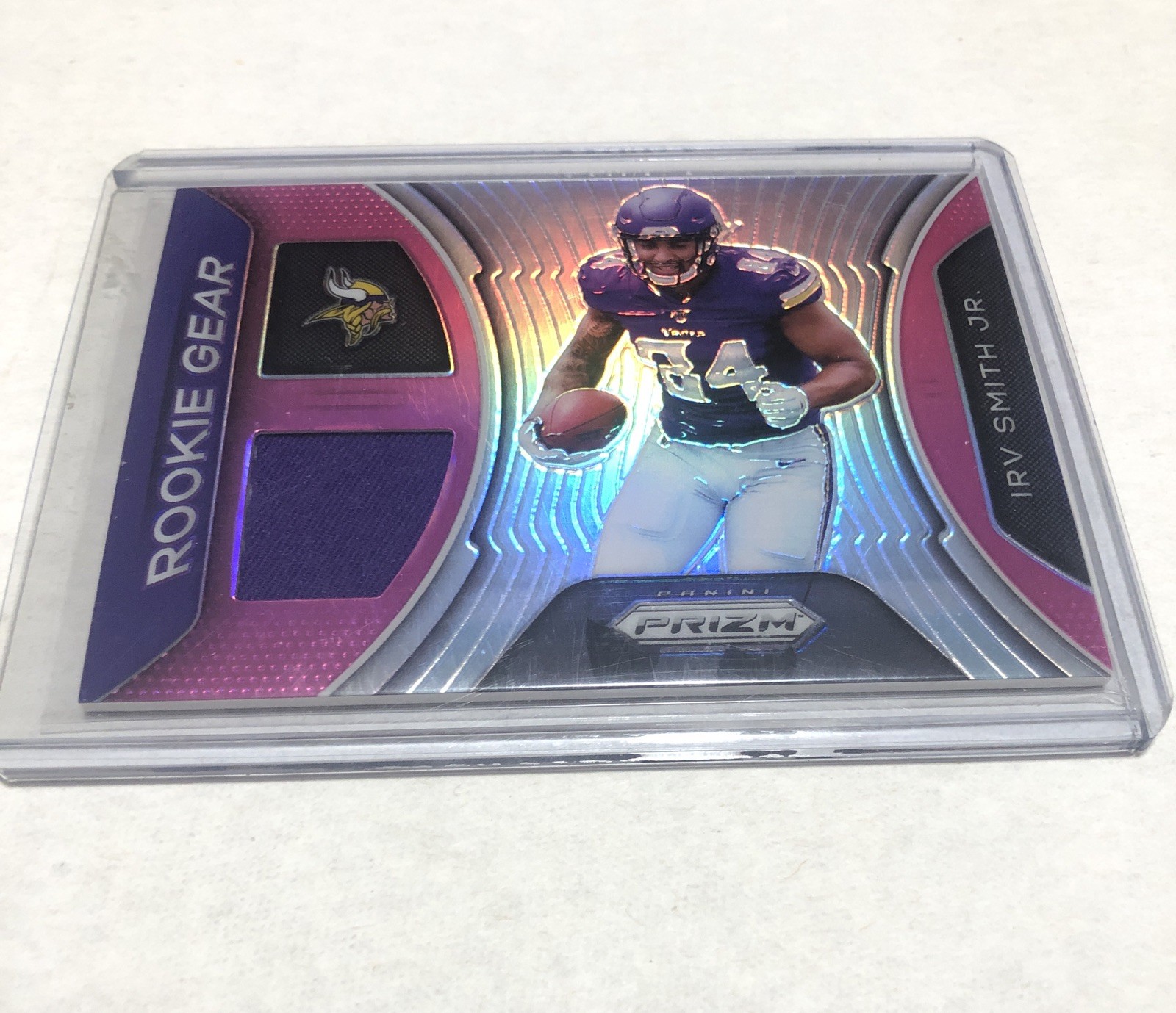 Irv Smith Jr. Panini Prizm Rookie Gear #RGIS Base