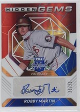 2021 Panini Elite Extra Edition Red White & Blue 25/25 Robby Martin Jr Auto uk2