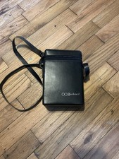 Vintage Bushnell Sportview Hard Black Leather Binoculars CASE ONLY w/ Strap