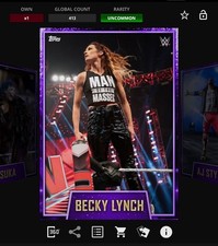 DIGITAL Topps WWE Slam 25 - VANGUARDS Purple - BECKY LYNCH