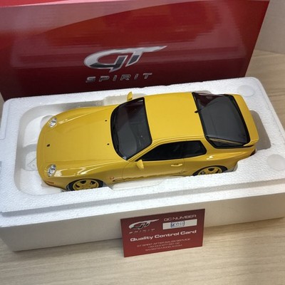 GT Spirit GT129 Porsche 968 Club Sport Yellow 1:18 Resin NIB Mint