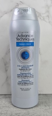 Avon Advance Techniques Keep Clear 2 in 1 Anti Dandruff Shampoo 11.8 oz Rare New