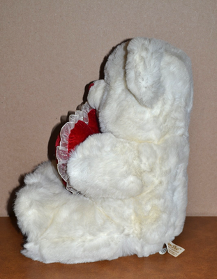 Vintage 2002 DanDee Valentine's Day I Love You Cuddly White 20