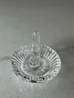 Vintage Signed Waterford Crystal Ring Holder Vanity Jewelry Display Holder 3 In.