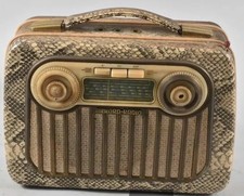 🌈 ANTICA RADIO PINGUIN U56 Vintage fantasia pitonata Germany 1955 FUNZIONA