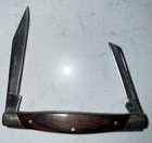 Buck 375 Deuce Folding Pocket Knife Wood Handle 2-Blade — photo 3