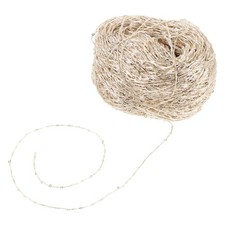 1 Roll Sequin Yarn - 76.5 Yard Crochet Glitter Sequin Thread Diy Handmade