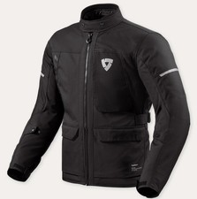 GIACCA MOTO REV'IT REVIT CONVERGENT H2O BLACK NERO IMPERMEABILE TG M