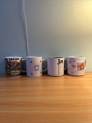 Lot Of 4 Coffee Cups (Disney Animal Kingdom, Yale, Proud Mom, Meaning Of Joe)