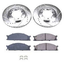 For Nissan Frontier 98-04 Callahan Brake Parts Drilled Slotted Front Brake Kit