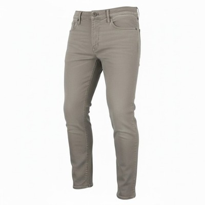 AMERICAN EAGLE OUTFITTERS Skinny Ariflex+ Herren Jeans W31/L32 Grau Schnurrhaare Faded