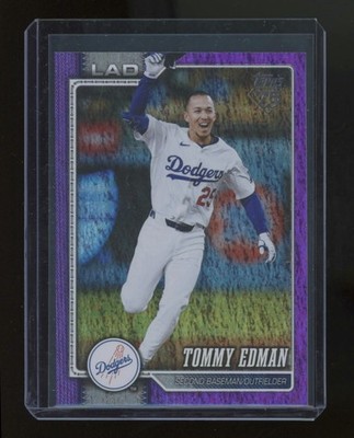 Tommy Edman 2026 Topps Series 1 Purple Holo Foil Card 195/250 | eBay