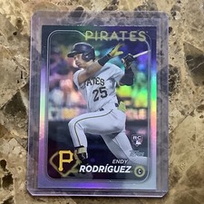 2024 Topps Series 1 ⚾️ Endy Rodriguez Rookie Rainbow Foil #3 Pirates RC B-13