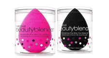 Beauty Makeup Sponge Blender Flawless Latex Foundation Puff Pink & Black 2 Pack