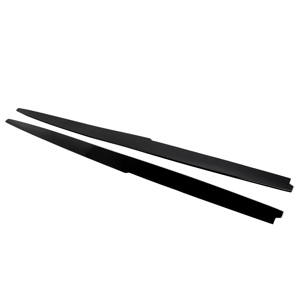 Pair Side Skirts Extension Lip MP Style For BMW E60 E61 5-Series M5 04-10 Black Foto 3 de 4