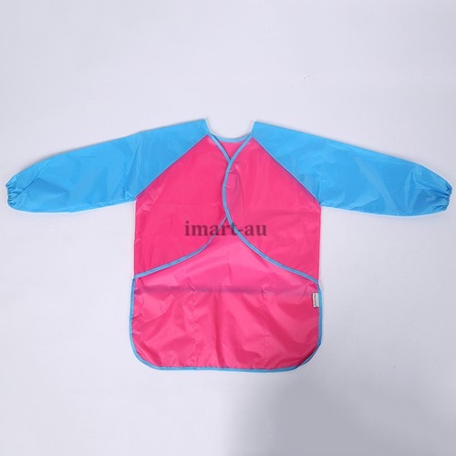 Kids Art Smock Waterproof Apron Long Sleeve Painting Craft Cooking Girls Boys - Picture 7 of 8