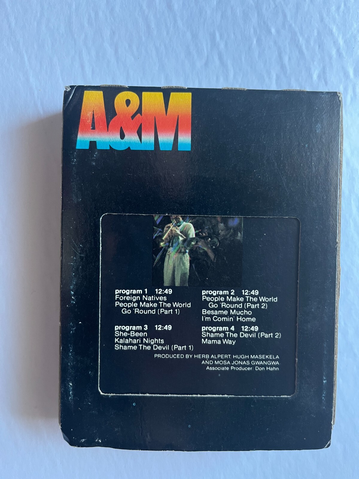 8 Track Tape Herb Alpert & Hugh Masekela Main Event Live