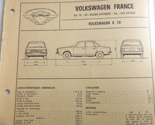 Revue technique Volkswagen K70