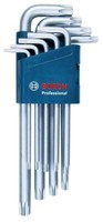 Bosch InnensechskantschlüSsel Set Torx 10/15/20/25/27/30/40/45/50Mm 9 Tlg.