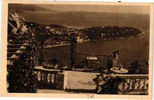 Old postcard Cote d'Azur -Le Cap Martin, MENTON et l'Italie-Vus des Terrasses (261964)