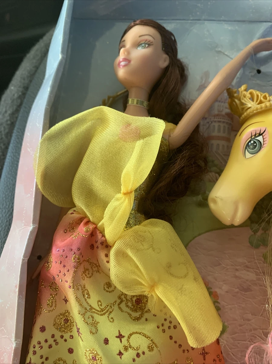 07 Mattel Disney Beauty Belle Doll Gem Princess Royal Horse