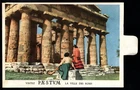 Postcard in Rabat / tourist leaflet - visit Paestum - 1955