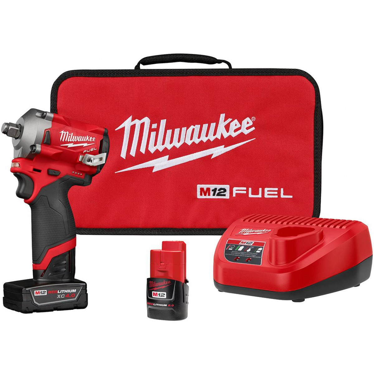 Milwaukee Electric Tool 2555-22 M12 Fuel Stubby 1/2
