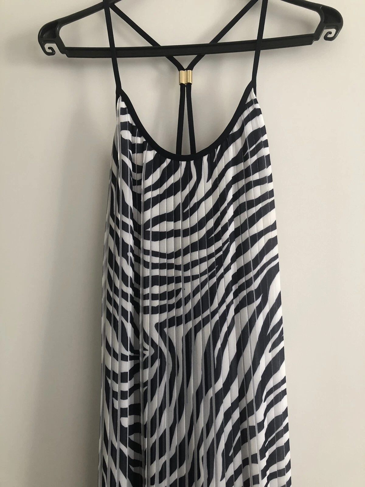 Abito lungo plissettato Michael Kors taglia 0 (UK 6 10)