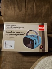 RCA Mini Portable Home Theater Projector Built in Speakers - Blue