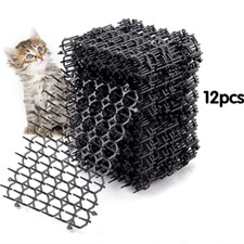12Pcs Cat Scat Mat Spike Anti-Cat Prickle Strip Deterrent Garden Repellent UK