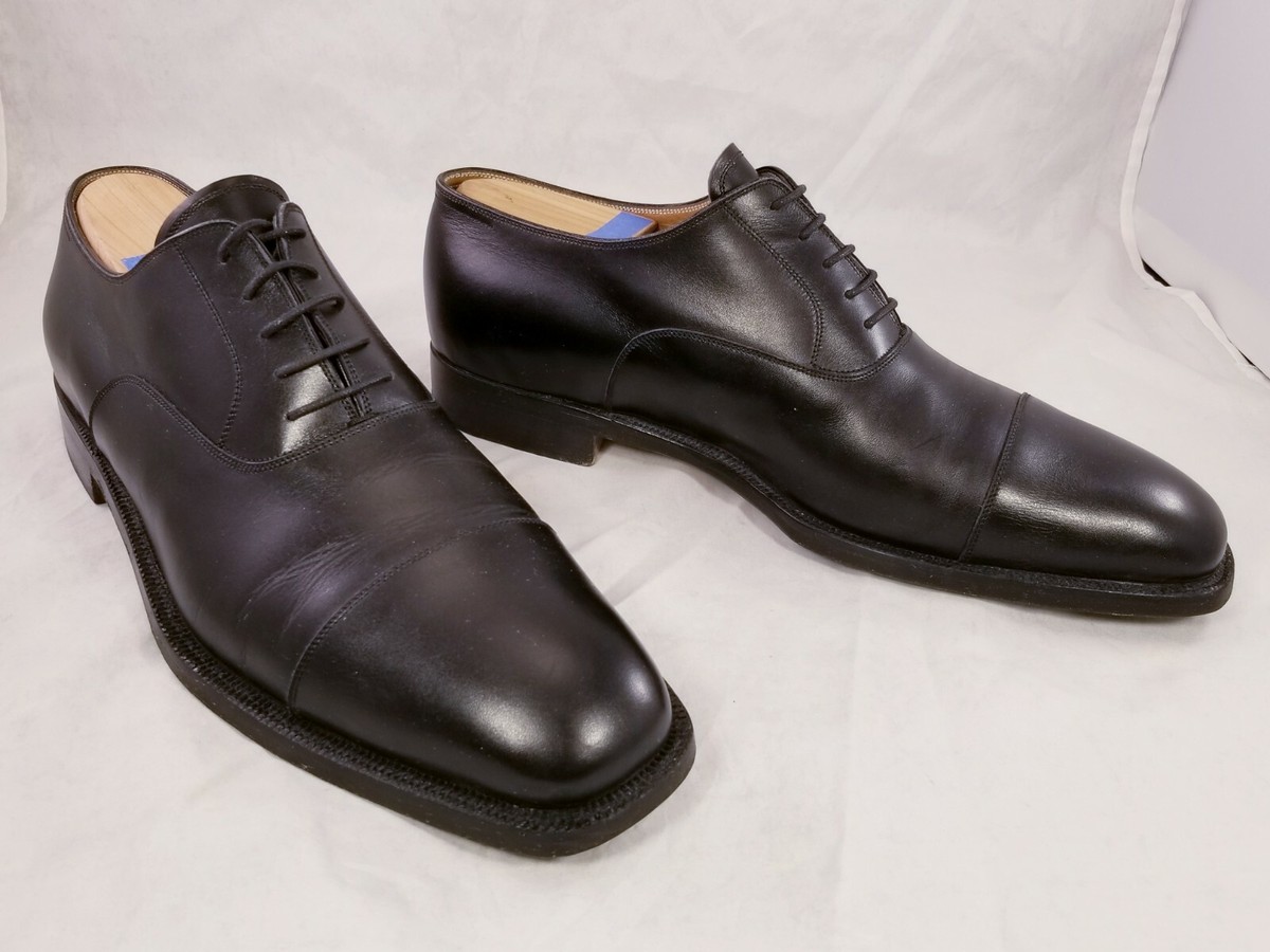 BONORA CALZOLAI MAN SHOES OXFORDS BLACK LEATHER SIZE 8 high 