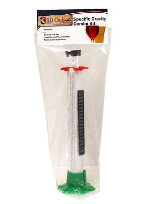 Specific Gravity Hydrometer Combo Kit for Beer, Wine, Mead & Cider