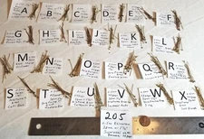 Vtg Swarovski Head Pins 2.5mm x 38mm + 1"  Rhinestone Bendable Findings Lot #205