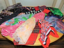 Womens Neck Scarf Scarves Lot of 16 Misc Colors and sizes Excellent Beautiful