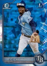 2022 BOWMAN CHROME DRAFT CHROME  ALEJANDRO PIE #BCP-99 SAPPHIRE 1ST