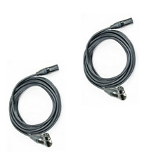 2 Mic cables Quality Hand Built 50 ft w/Neutrik Connectors XLR M to R/A F