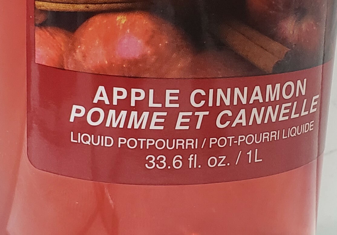 Luminessence 984734 Apple Cinnamon Liquid Potpourri, Red 33oz for