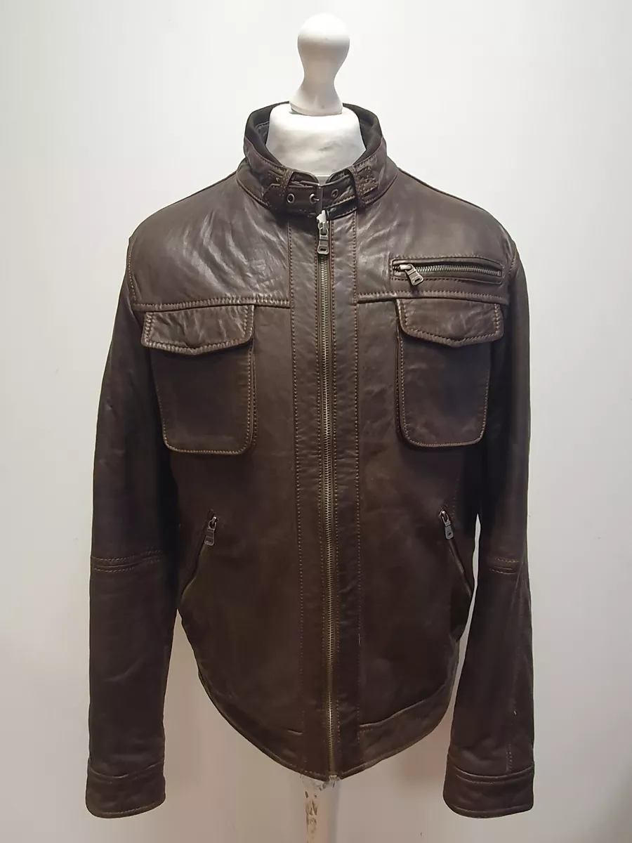 Milestone leather jacket cheap